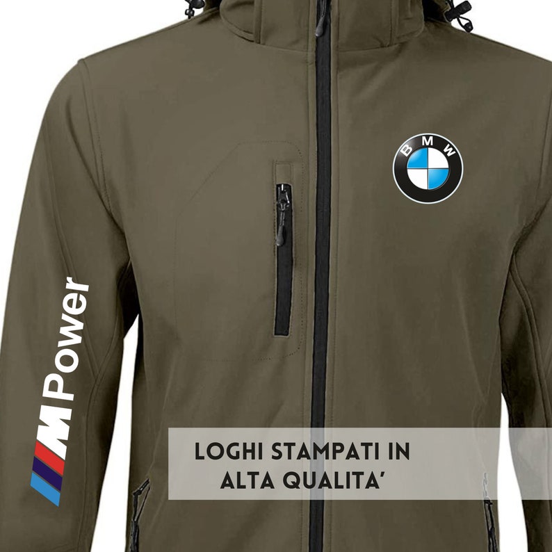 Veste Softshell Homme Motorsport BMW Motorrad Imperméable et Coupe-Vent Etanche Sport Course Hiver Automne Hiver Automobile image 7