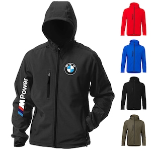 Softshell Jacket Men's Motorsport BMW Motorrad Rainproof and Windproof Waterproof Sport Racing Winter Autumn Winter Automotive image 1