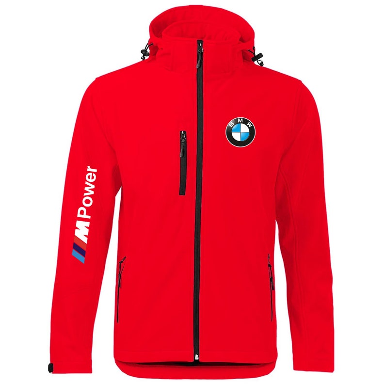 Softshell Jacket Men's Motorsport BMW Motorrad Rainproof and Windproof Waterproof Sport Racing Winter Autumn Winter Automotive image 4