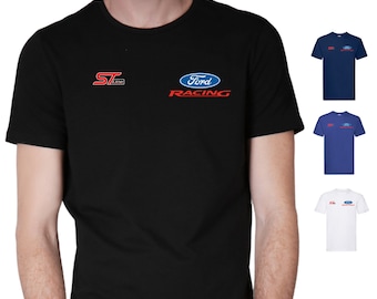 Fort Racing ST T-shirt Fans passionnés 100% coton Premium Sport course réplique automobile Performance idée cadeau pour hommes