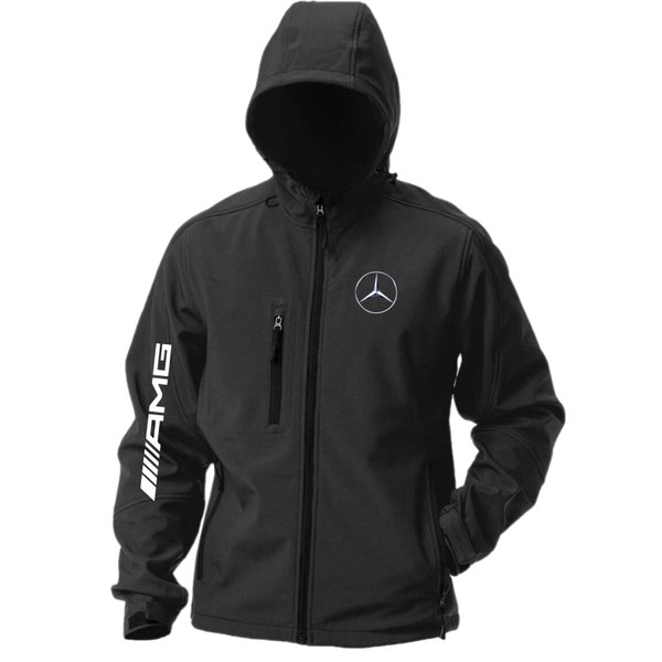 Softshelljacke Herren Motorsport Mercedes Regen- und winddicht Wasserdicht Sport Racing Winter Herbst Winter Automotive