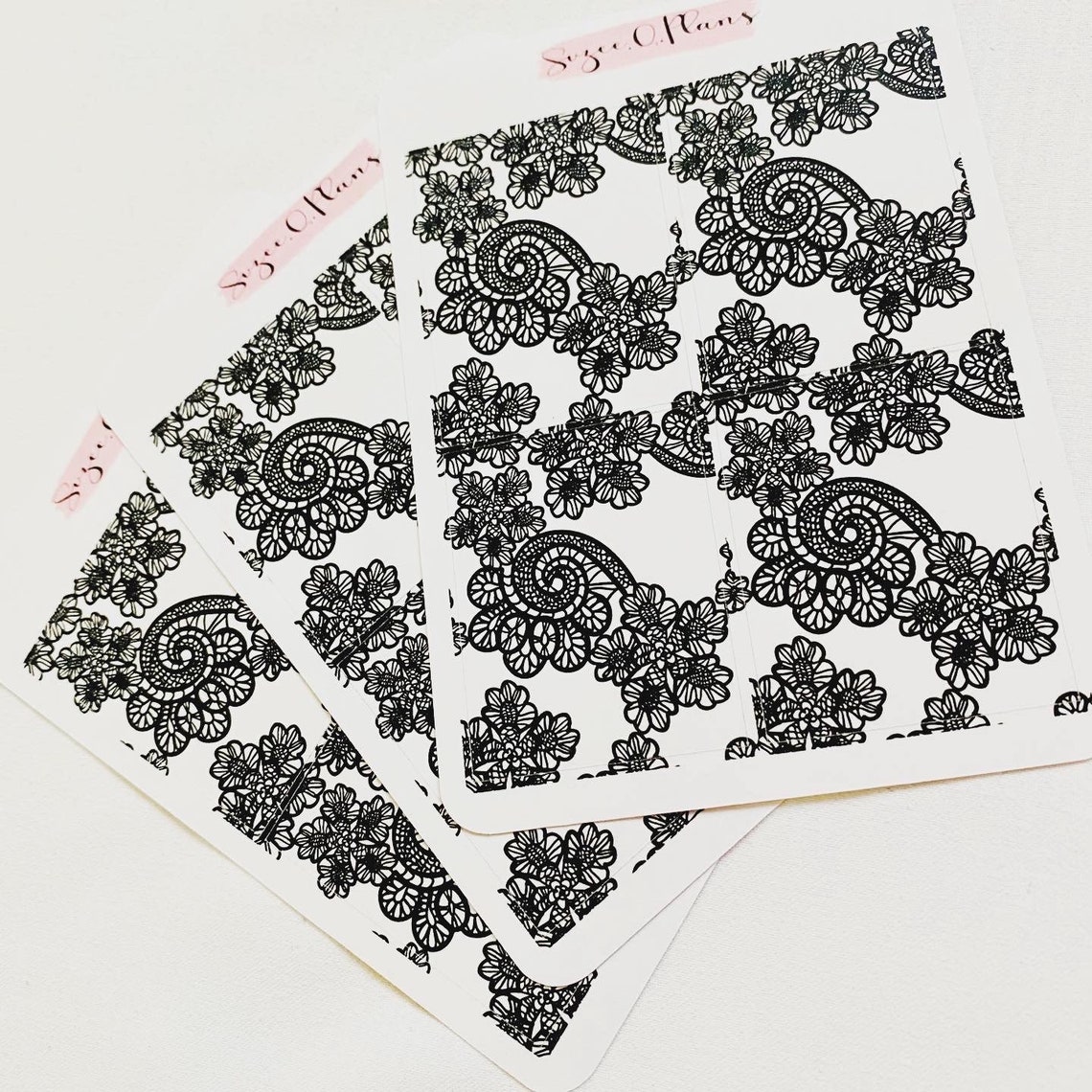 Style and Lace Collection Full Box Sticker Sheets New Etsy