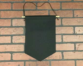Black Blank Canvas Banner Wall Banner To Collect Badges And Patches From Boy Scout Journeys And Trips Around The World