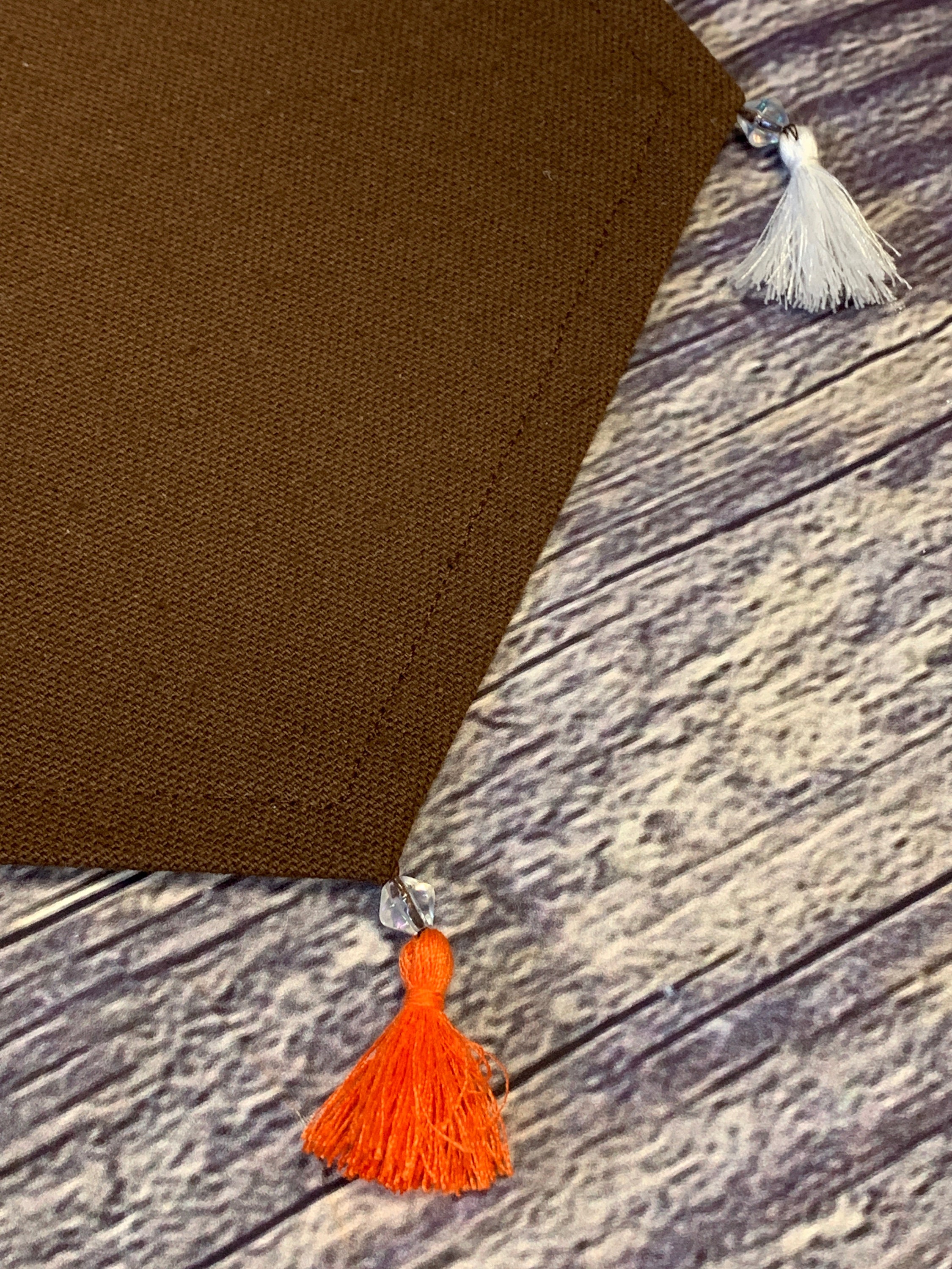 Enamel Pin Banner / Dark Brown Pin Display / Large Brown Pin Banner