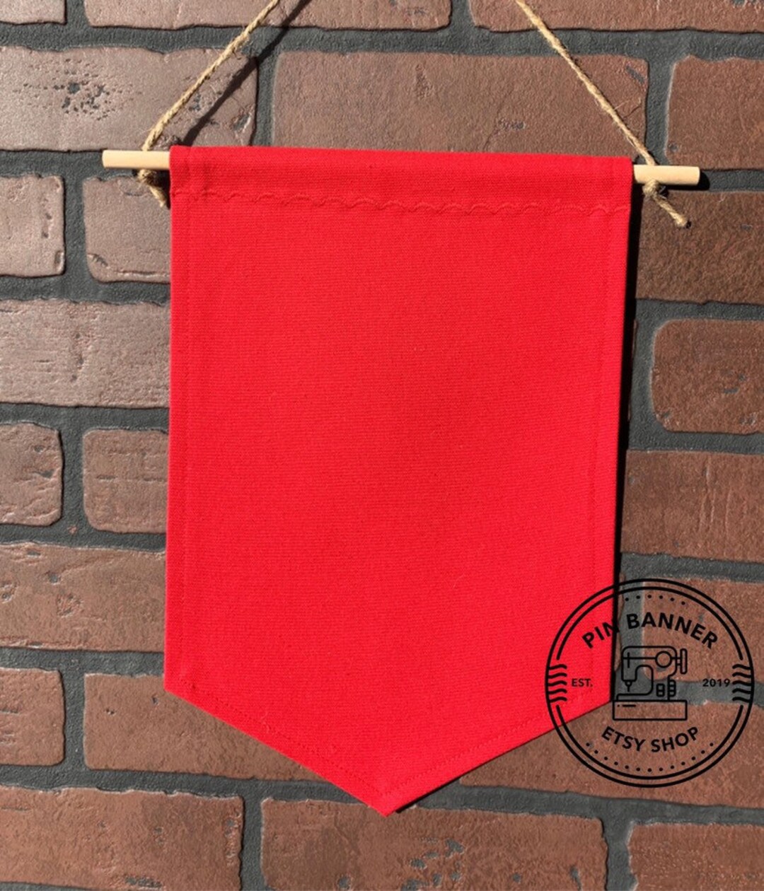 Large Red Canvas Banner Blank Canvas Banner, Wall Banner to Collect