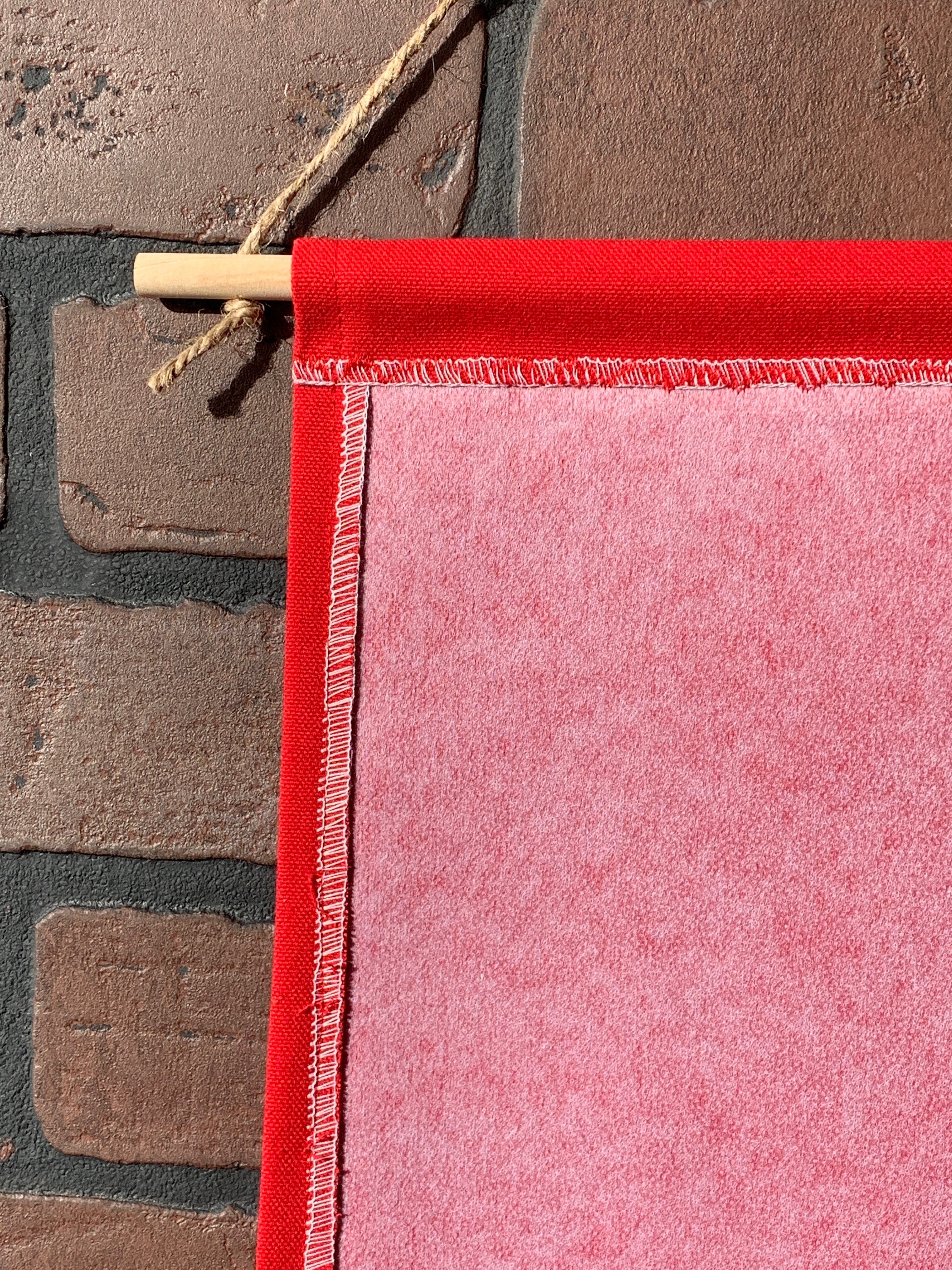 Large Red Canvas Banner Blank Canvas Banner Wall Banner to Etsy