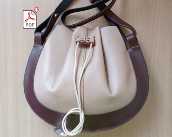 Hufeisen Umhängetasche PDF Schnittmuster DIY Anleitung
