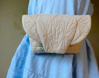 DIY kleine gesteppte Gürteltasche gesteppte Clutch pdf Schnittmuster