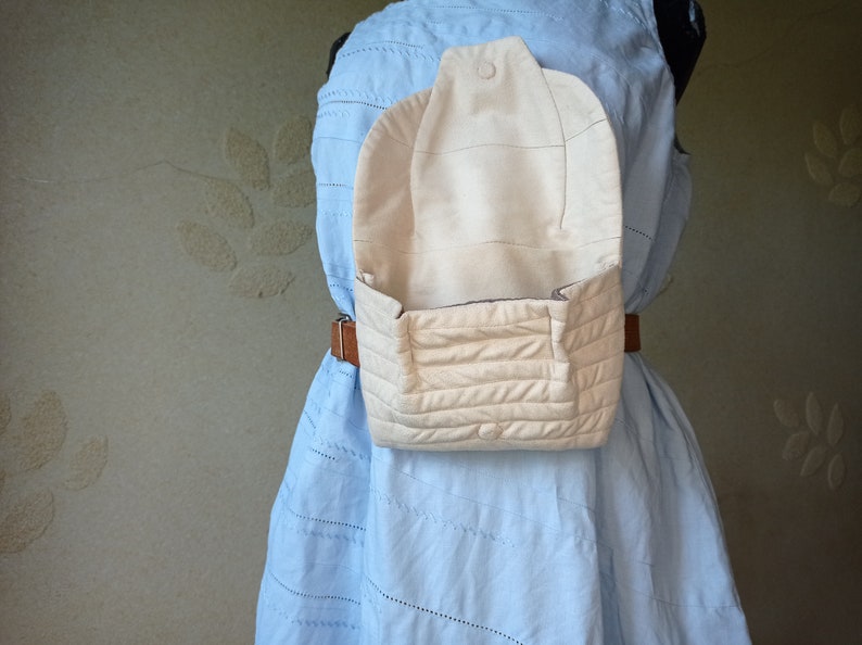 Diy Small Quilted Belt Bag Quilted Clutch Pdf Pattern Etsy