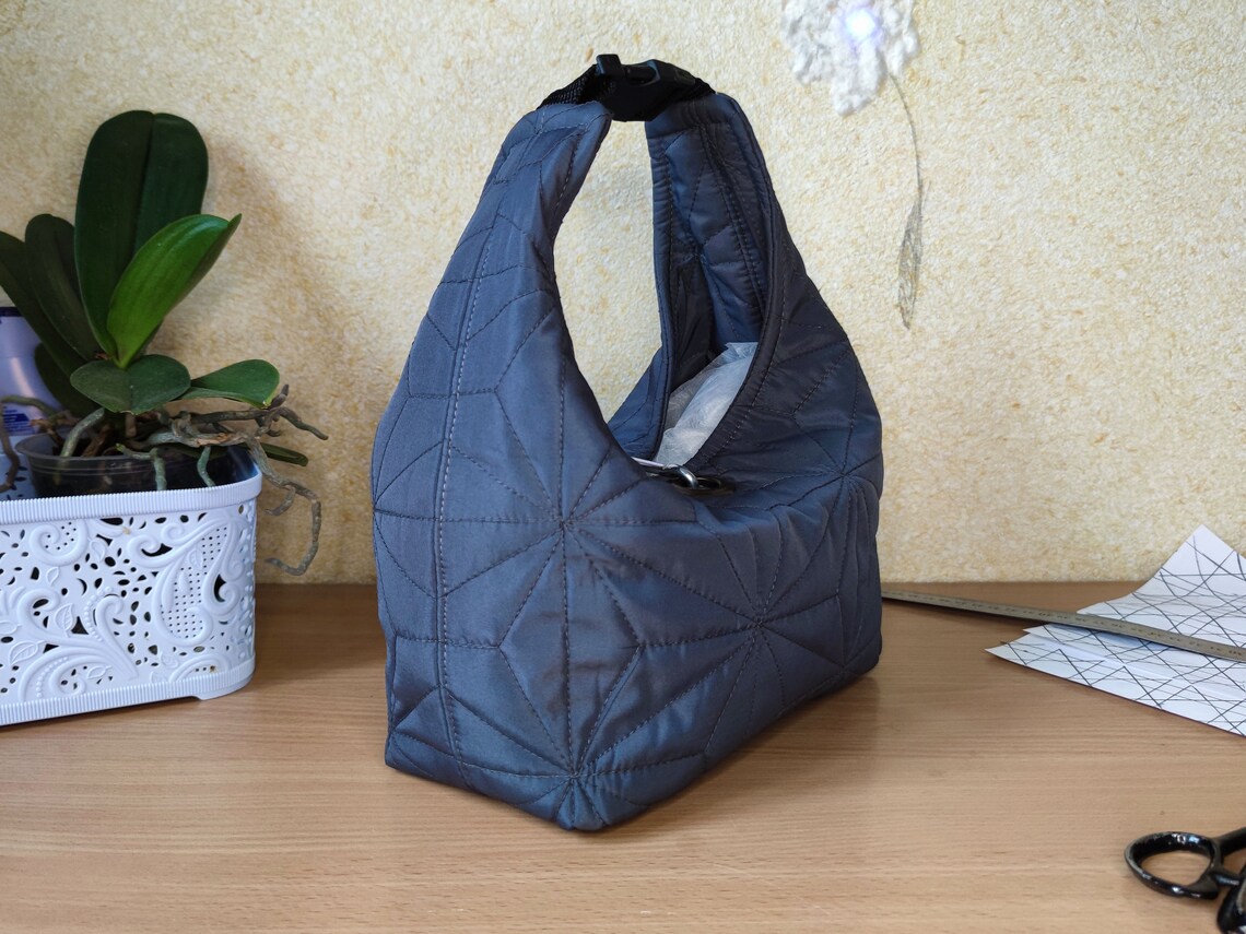 Quilted Hobo Bag Pdf Pattern Tutorial Etsy