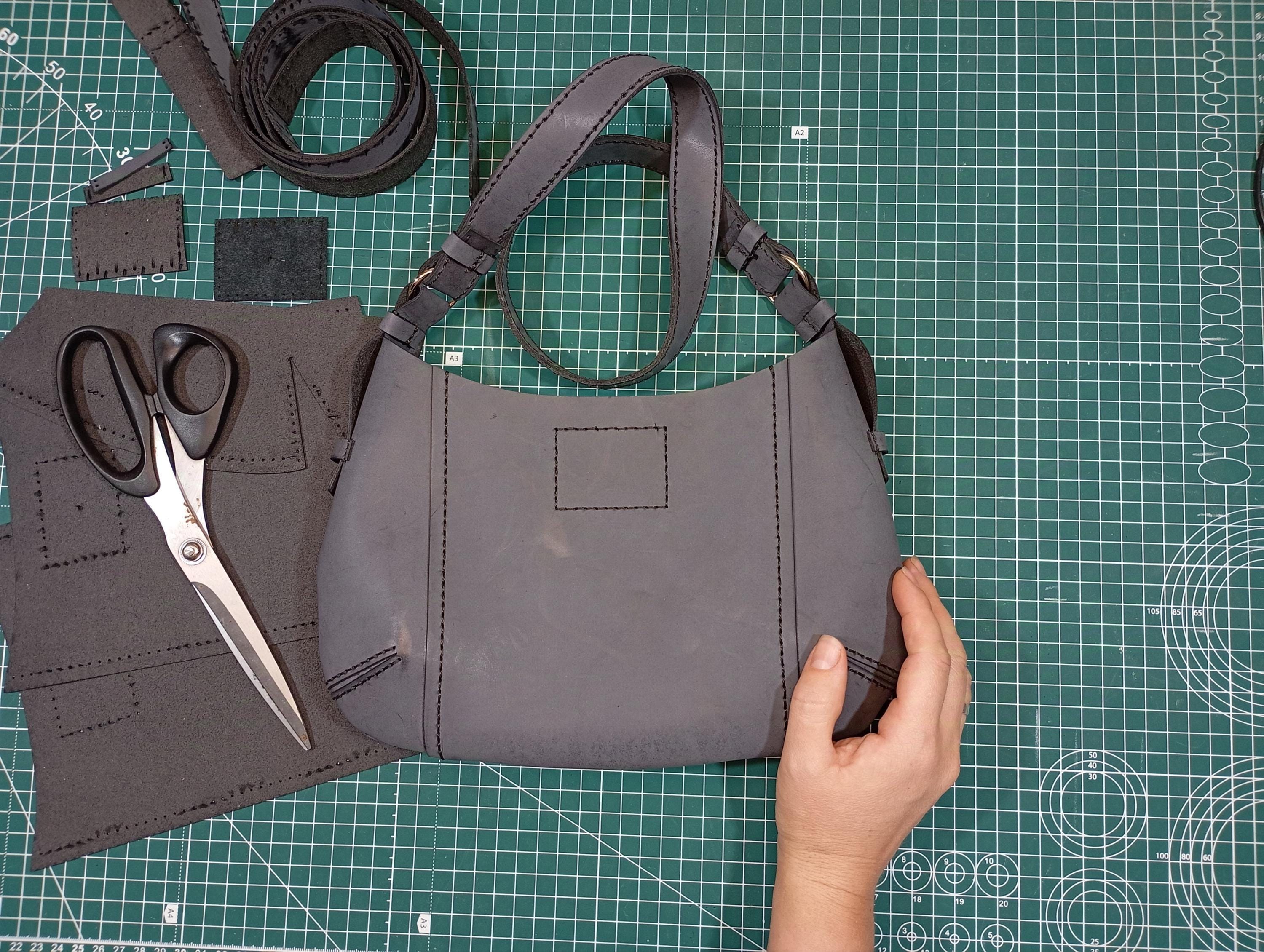 Beginner-friendly Leather Hobo Bag PDF Pattern - Easy to Sew - Etsy