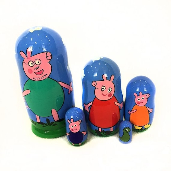 peppa pig russian dolls