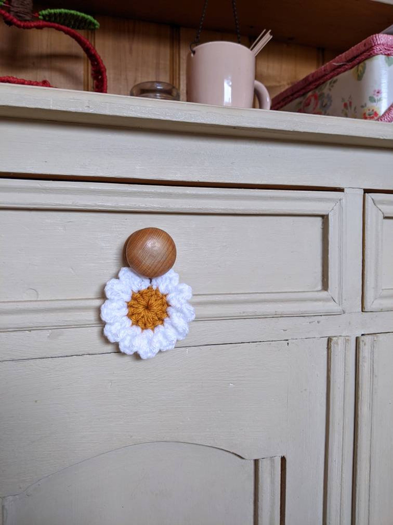 Handmade crochet hanging flower Etsy