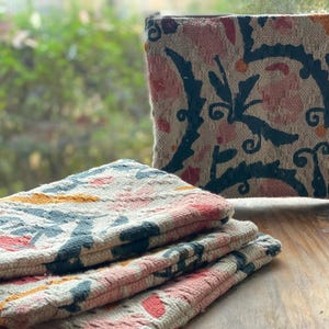 Tapestry Zipper Pouch | Pencil Case | Quilted Pouch | One of a kind | Travel Organizer | Toiletry pouch