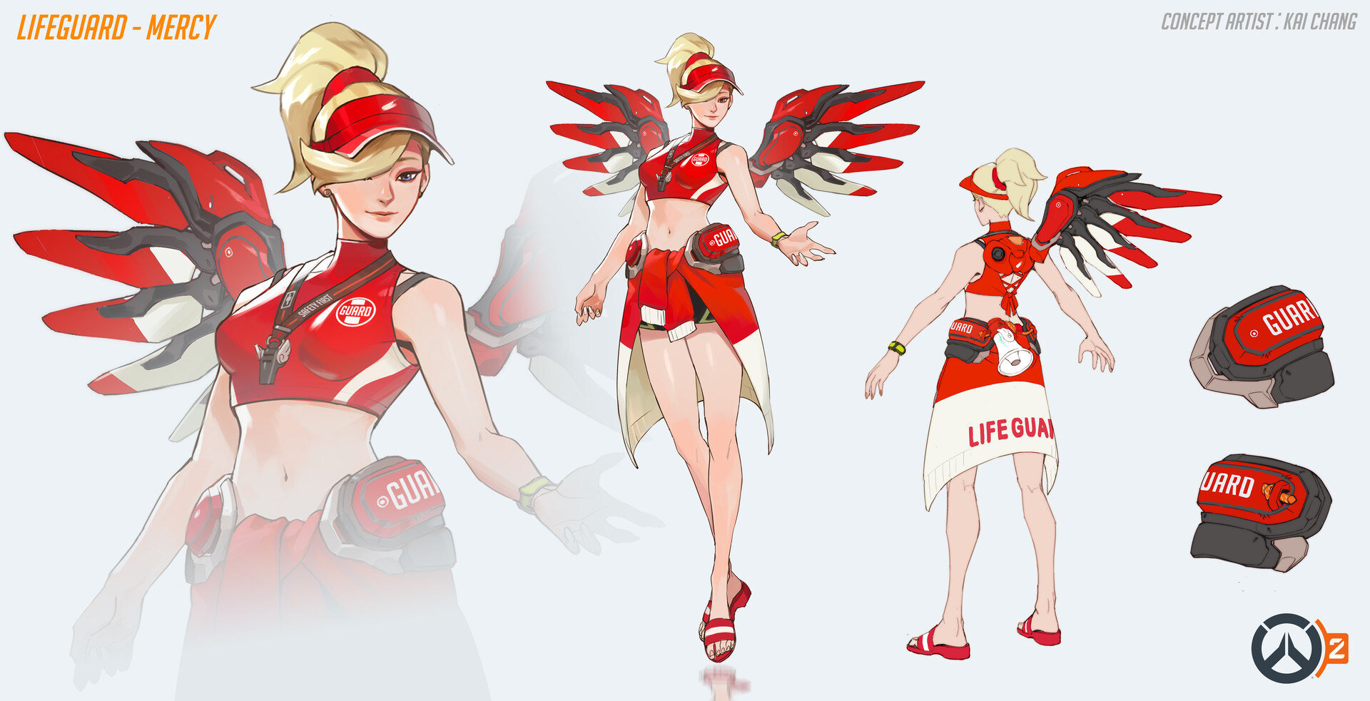 Lifeguard Mercy Midi-size wings