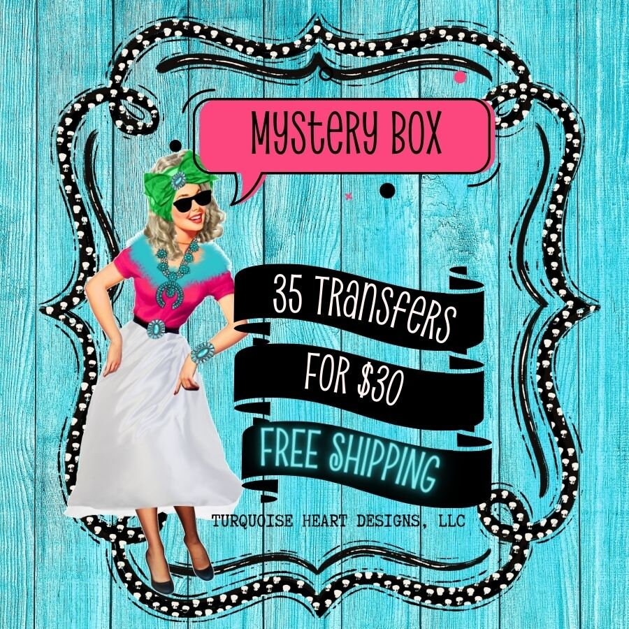 Screen Print Transfers, Popular Screen Print Transfers, Mystery Pack