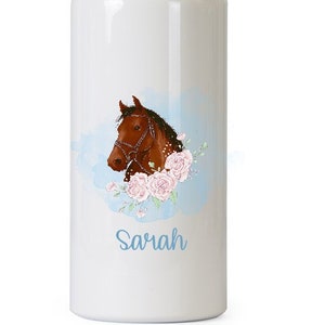 Personalised horse water bottle/PE bags, Back to school, Horses head, Gift for horse lovers, custom horse gift, Horse Lunch Box