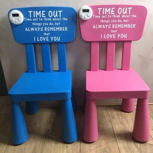 Time out chair decal