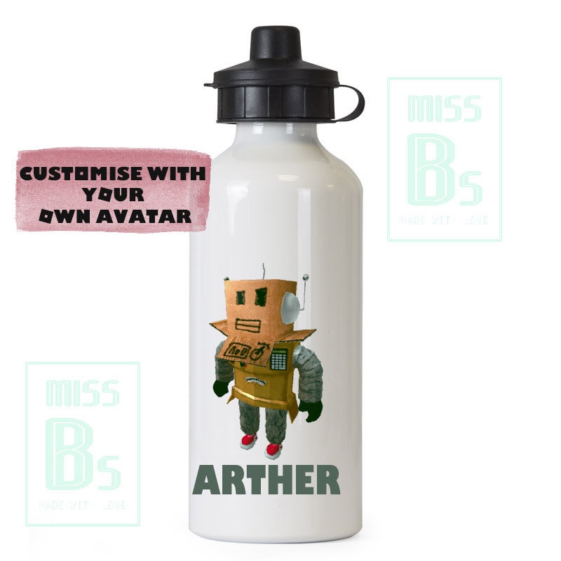 Roblox personalised water bottle/PE bag/Lunch box, Back to school, Roblox Avatar, Personalised Bottle, Gift for Boy, Gift for Girl