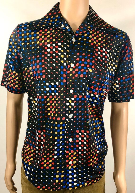 Vintage Norris 70s Butterfly collar shirt