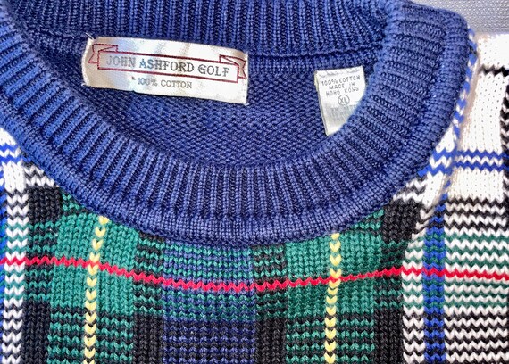 Vintage John Ashford Golf Sweater - Etsy