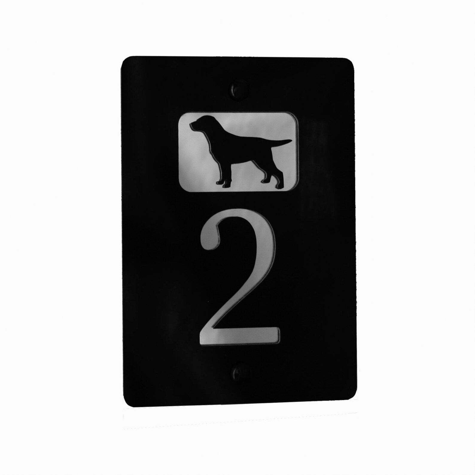 Personalised Acrylic Dog Motif House Number Signs Spaniel / Etsy