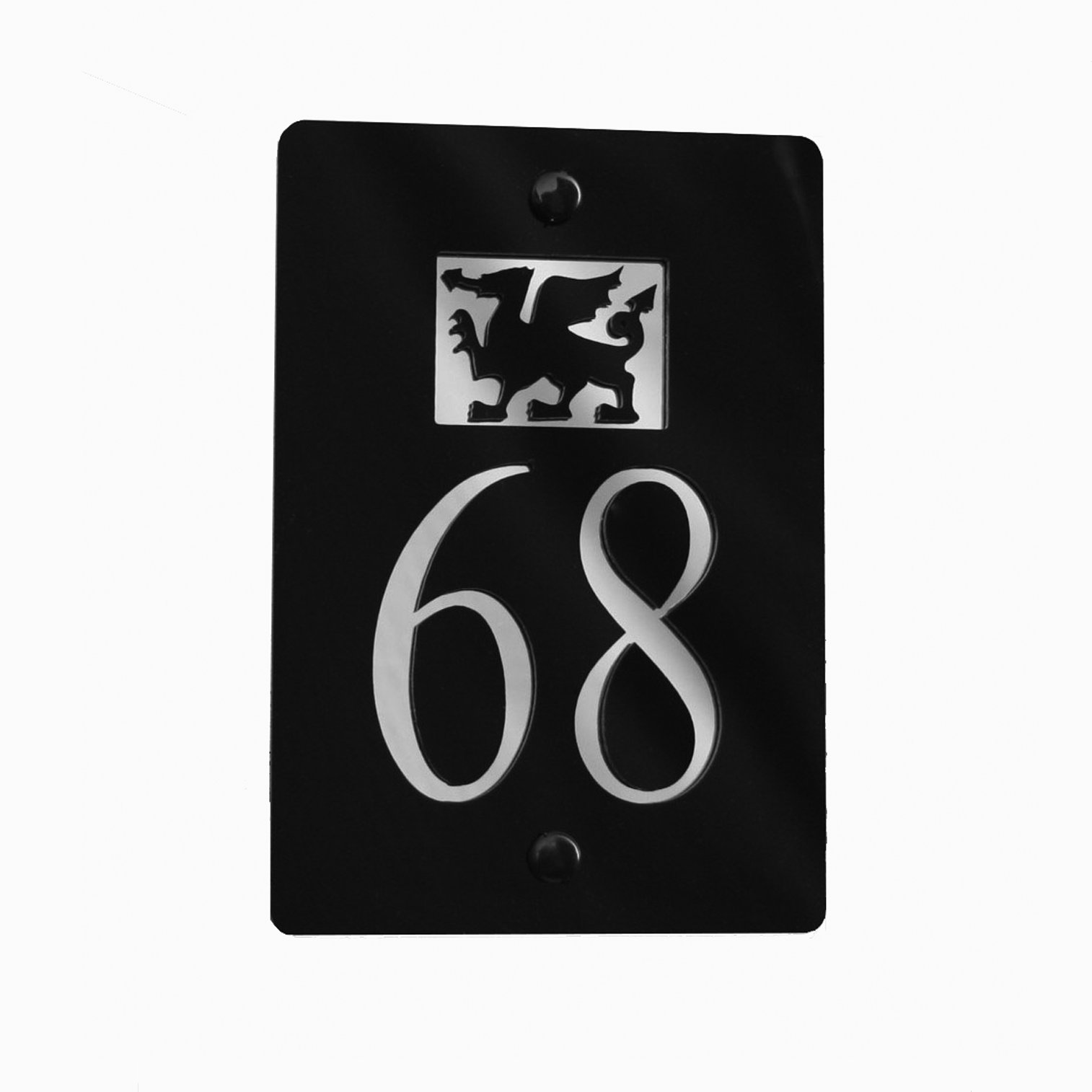 Personalised Acrylic Dog Motif House Number Signs Spaniel / Etsy