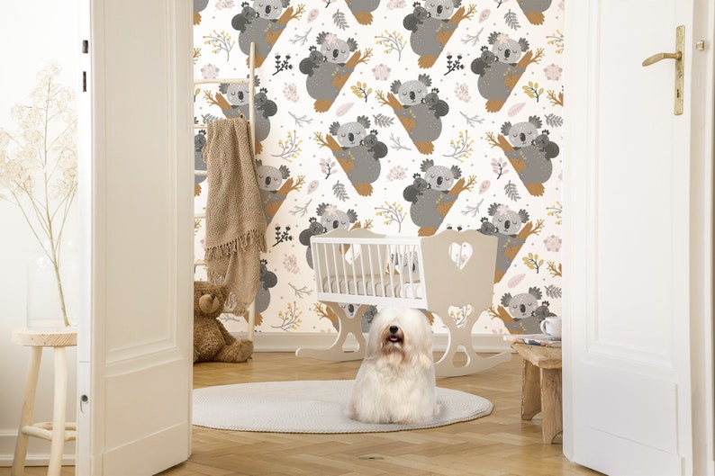 Avoir Images Sleeping Wallpaper Koala Fond Decran Amovible Papier Peint Etsy le plus cool par