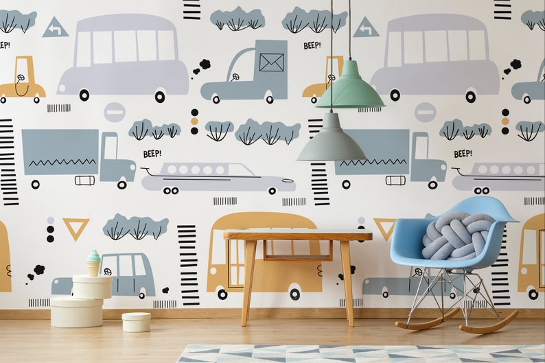 Fondos De Pantalla De Los Coches Calcomania De Pared Etsy