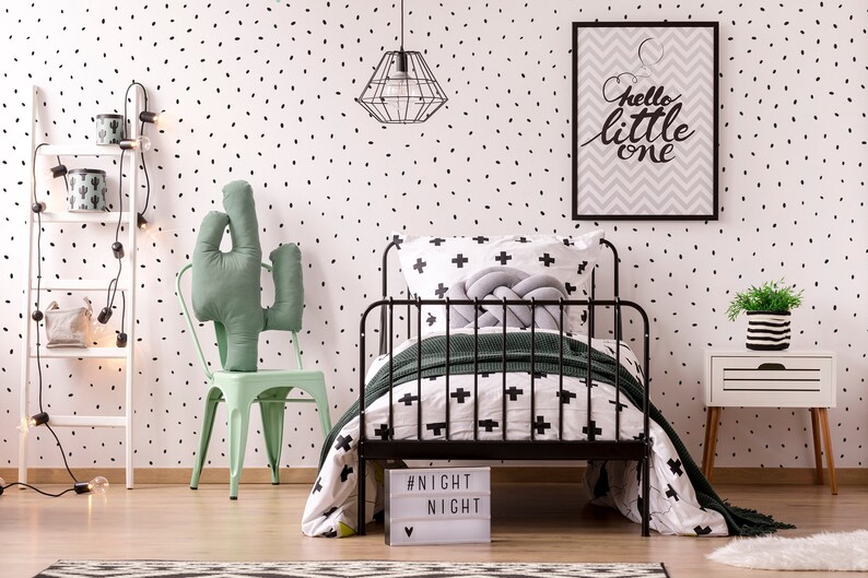 self adhesive wall mural minimalistic pattern nursery wallpaper temporary wallpaper# Abstract wallpaper kids room peel and stick mural