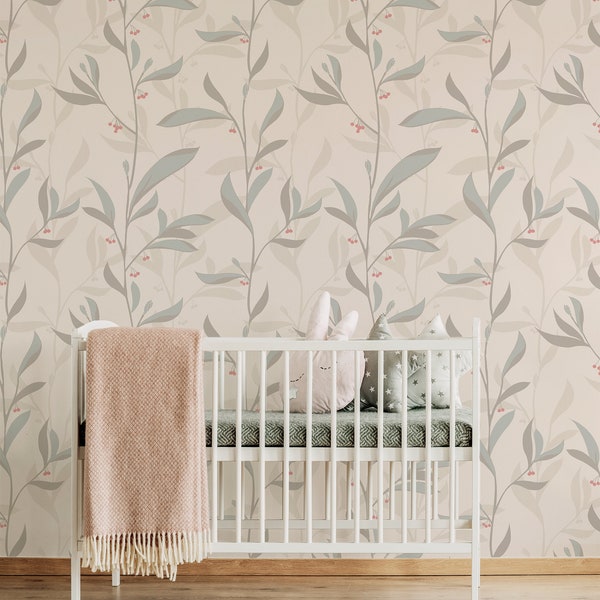 Temporary Wallpaper Nursery Etsy