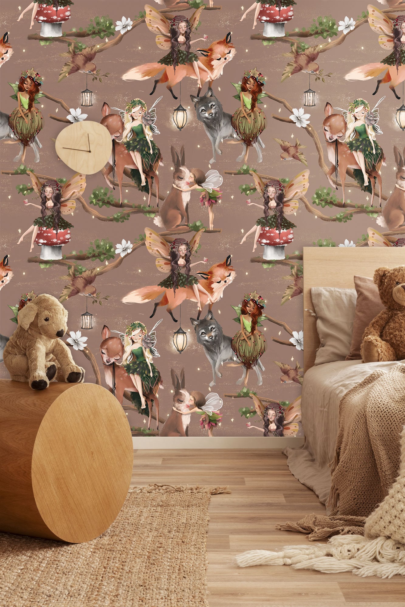 Fairies Design Fabric, Wallpaper and Home Decor