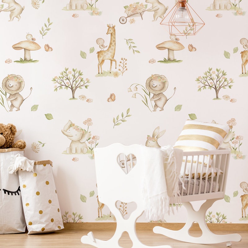 Nursery Wallpapers - Etsy