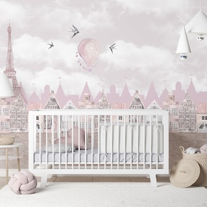 Kindertapeten, Pariser Tapeten für das Kinderzimmer, Luftballons- und Vogeltapeten, Abzieh- und Klebetapeten oder traditionelle Tapeten