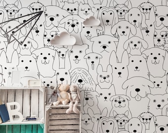 Dog Wallpaper - Etsy Dog Wallpaper - Etsy