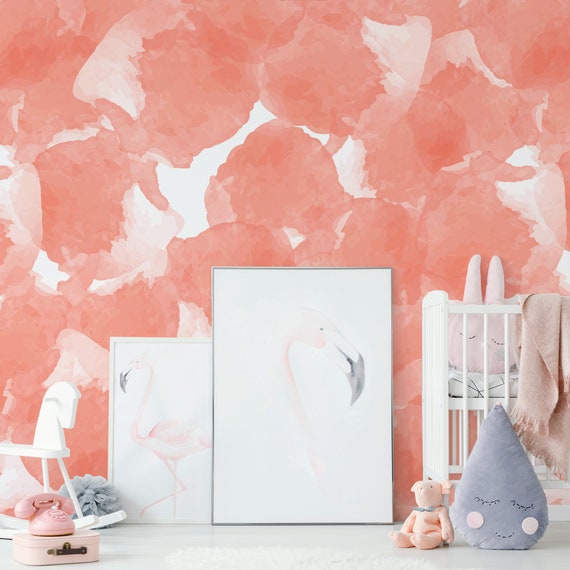 Watercolor Abstract Wallpaper Self Adhesive Wallpaper - Etsy