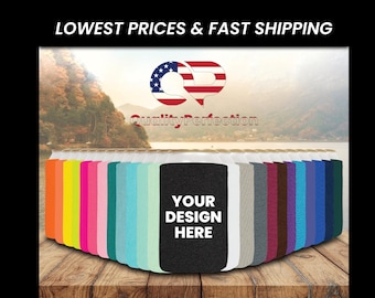 Personalized Can Cooler 4mm Neoprene Sleeves 12oz Regular Size Full Color Custom Recreate Any Custom Design Beer Print Both Sides No Fee