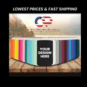 Personalized Can Cooler 4mm Neoprene Sleeves 12oz Regular Size Full Color Custom Recreate Any Custom Design Beer Print Both Sides No Fee