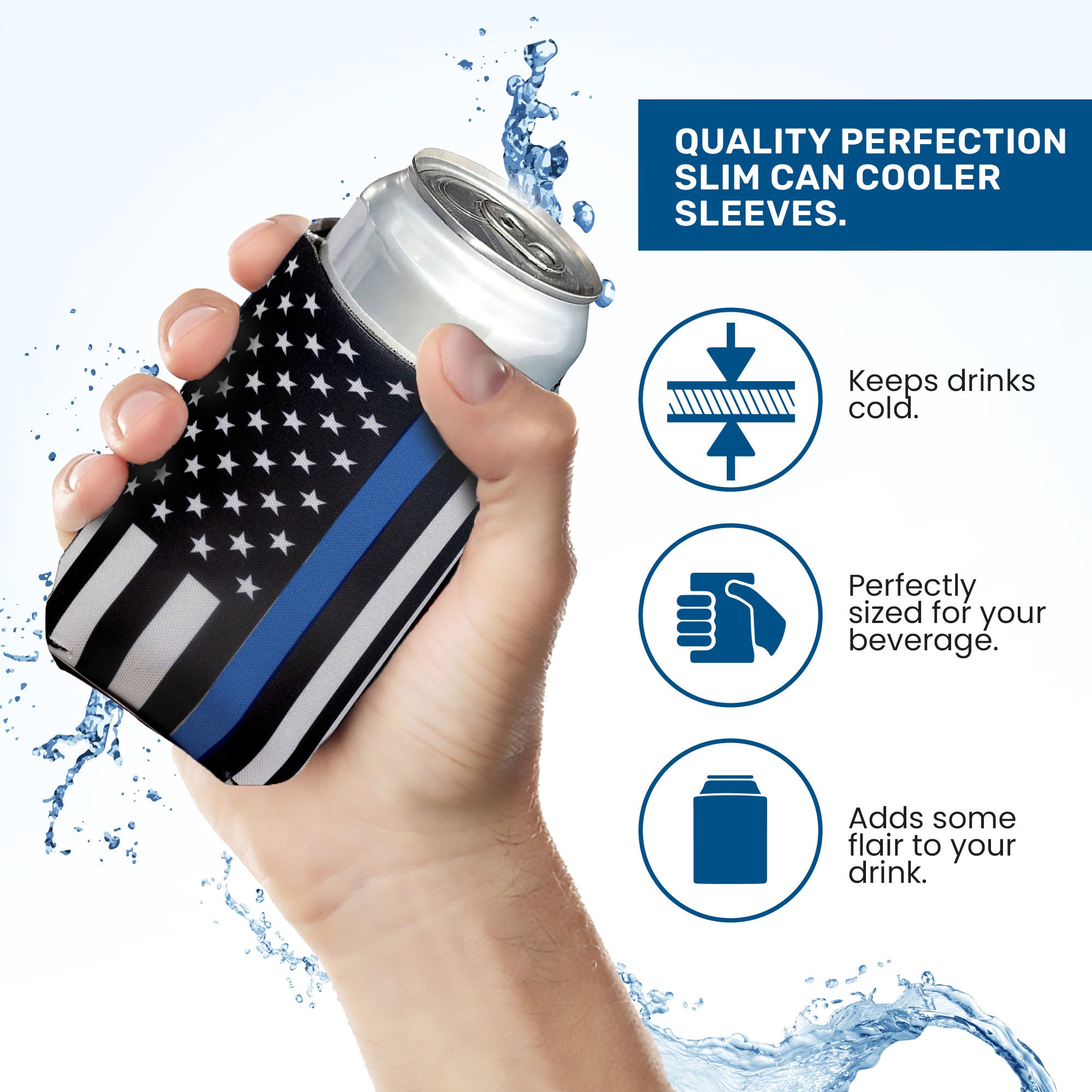 The Slim Can Cooler  Insulated koozie, Foam insulation, United by