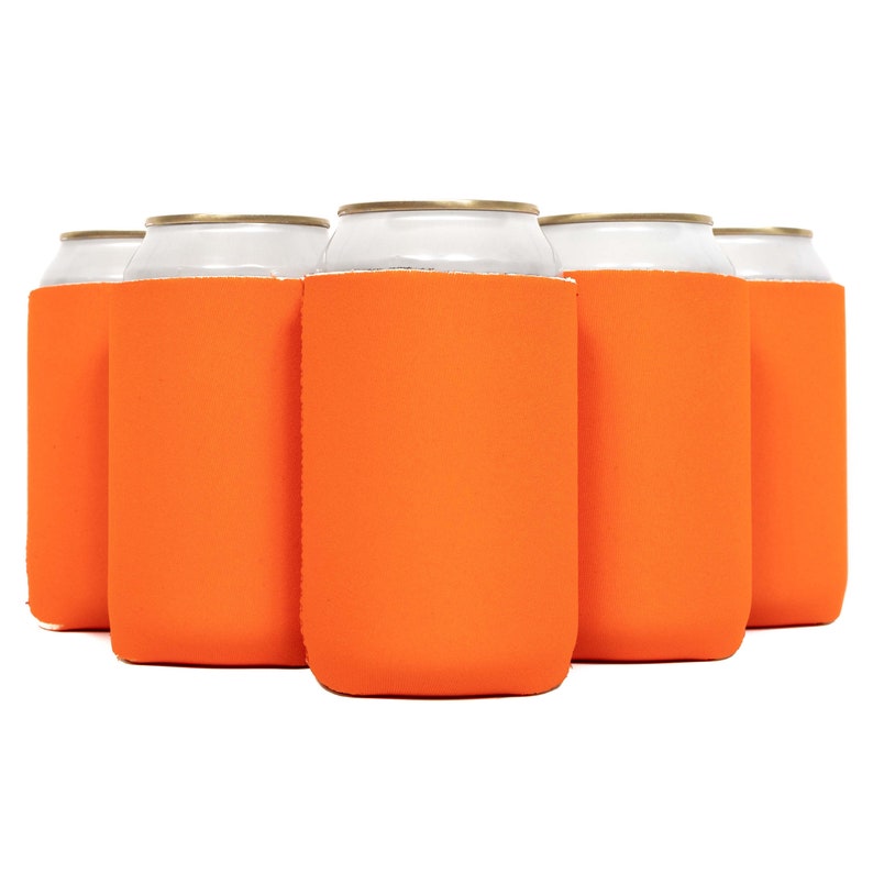 Personalize Can Cooler Sleeves 12 oz Regular Size Full Color Custom Premium 4mm Neoprene Blank Drink Beer Coolers, Beverage Can Holder QP2 image 7