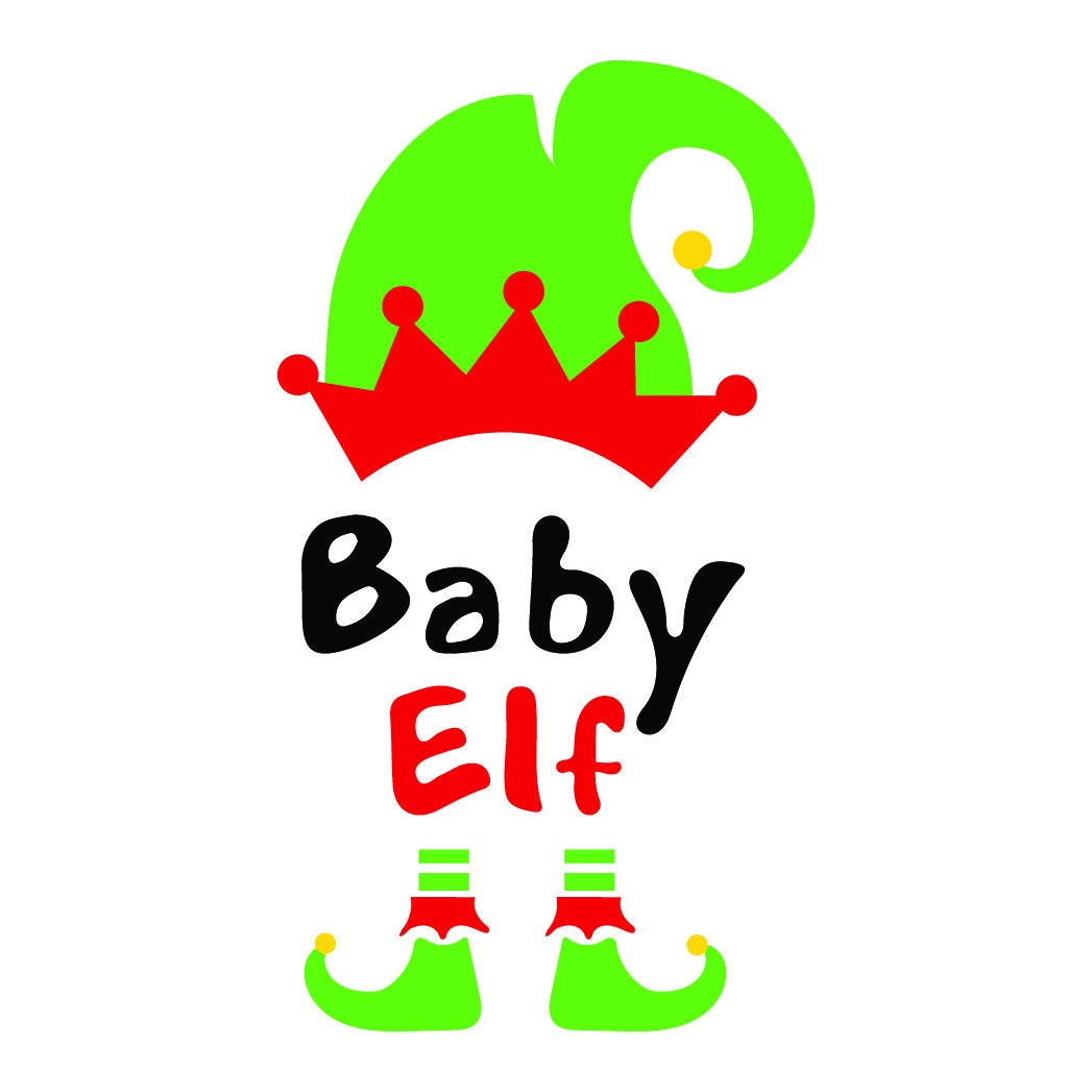 Graphics Can Cooler Baby Elf SVG PNG Files for Cricut | Etsy