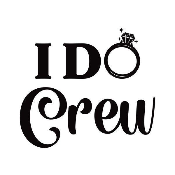 I Do Crew Personalize Can Cooler Sleeves Full Color Custom Premium 4mm Neoprene Drink Beer Coolers, 12 oz Can Holder (QP24)