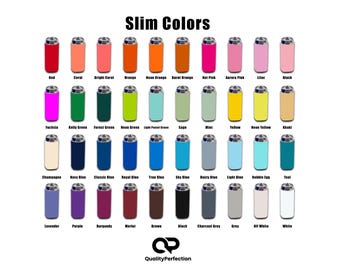 25 Slim Can Cooler Sleeves Skinny Blank 4mm Thick Neoprene Beer Coolers, Compatible with 12 oz Slim Cans - Wholesale