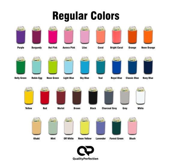 Collapsible Can Coolers (11 Colors Available) | Blank 4mm Koozie