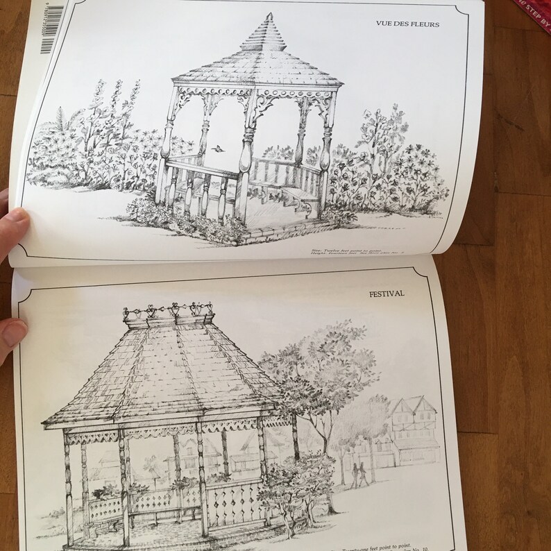 Vintage 1983 Gazebos & Other Garden Structure Designs. 55 Etsy