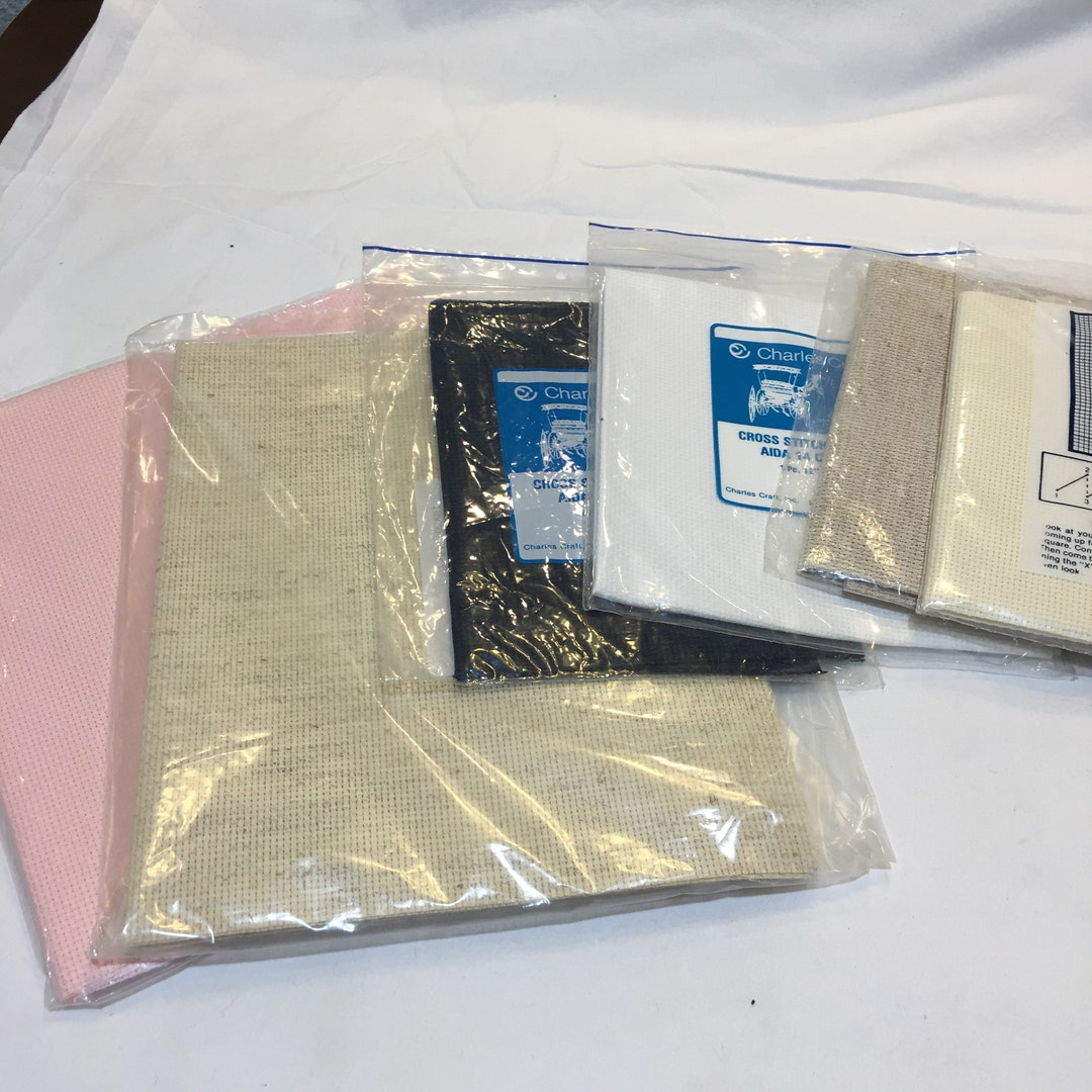 Choose Color of Aida Cloth for Counted Cross Stitch Projects. 14 Count