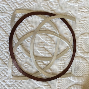 Zilver en Brons Iron On. Lame Tubing in in Design Ready to Iron On. Naaien op Voor Veiligheid.