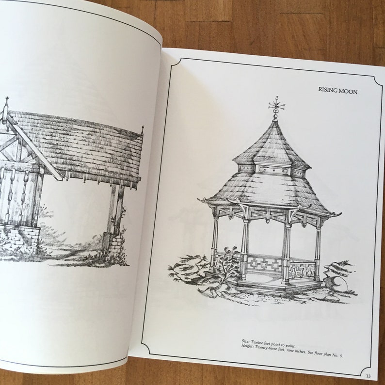Vintage 1983 Gazebos & Other Garden Structure Designs. 55 Etsy