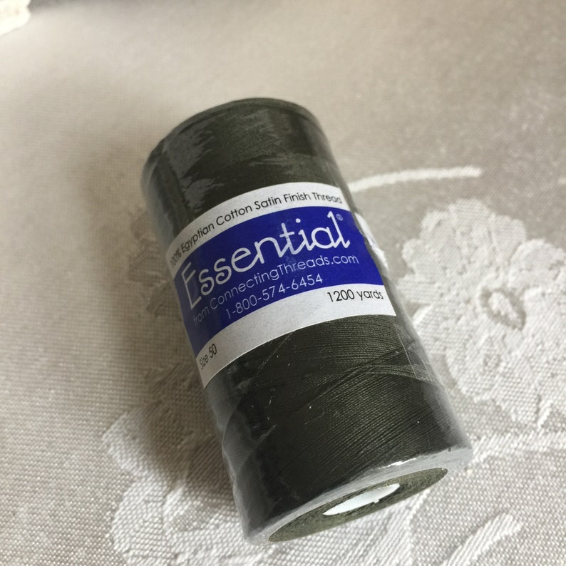 Vintage Evergreen 20998 Thread. 100% Egyptian Cotton Satin Finish ...