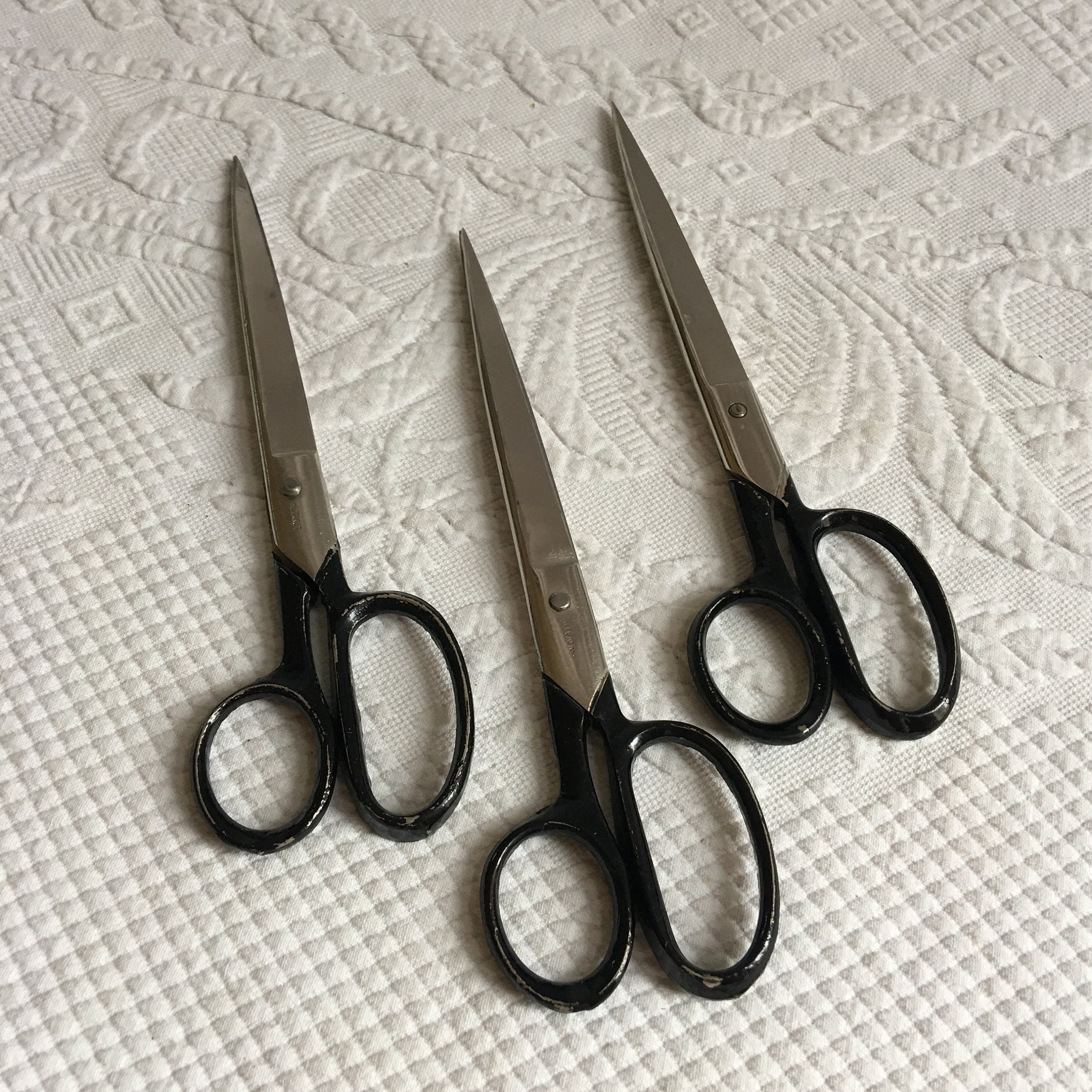 Black Blade Vintage Craft Orchid Scissors Super Sharp - Temu
